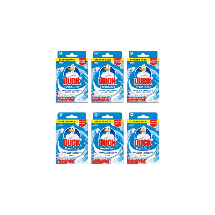 Duck Fresh Disc Holder Marine 36ml - Pack of 6
