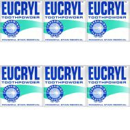 Eucryl ToothPowder Freshmint Flavour 50g - Pack of 6