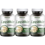 Lifeplan Lecithin 1200mg 90 capsules - Pack of 3