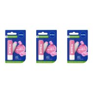 Nivea Soft Rose Caring Lip Balm 4.8g - Pack of 3