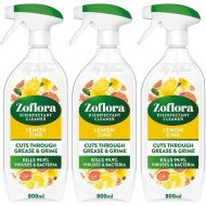 Zoflora Disinfectant Cleaner Spray Lemon Zing 800ml - Pack of 3