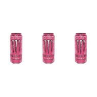 Monster Energy Drink Ultra Rosa 500ml - Pack of 3