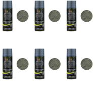Paint Factory Hammer Effect Interior & Exterior Spray paint Grey 400ml - Pack of 6