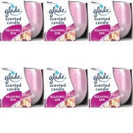 Glade Scented Candle Air Freshener Relaxing Zen 120g - Pack of 6
