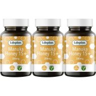 Lifeplan Active Manuka Honey 15+ 200mg 30 Veg Capsules - Pack of 3