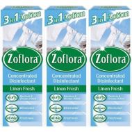 Zoflora Concentrated Disinfectant Linen Fresh 3in1 Action 120ml - Pack of 3