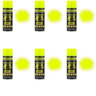 Paint Factory All Purpose Neon Yellow Spray Can 400 ml - Pack of 6