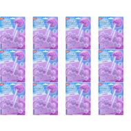 Max Flush Lavender Toilet Rim Block Cleaner Twin Pack - Pack of 12