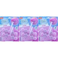 Max Flush Lavender Toilet Rim Block Cleaner Twin Pack - Pack of 3