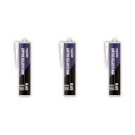 Rapide Roof & Gutter Sealant Black 260ml - Pack of 3