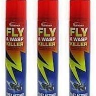 Sanmex Fly and Wasp Killer Spray 300ML - Pack of 3