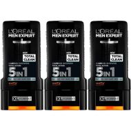 Loreal Men Expert Shower Gel Total Clean 300ml - Pack of 3