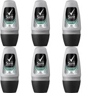 Sure Men Motion Sense Sensitive Antiperspirant Roll-On 50ml - Pack of 6