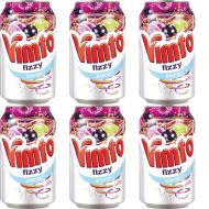 Vimto Zero Fizzy Drink Cans 330ml - Pack of 6