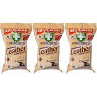 Greenshield Leather Wipes - 70 Wipes - Pack of 3