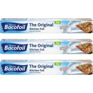 Bacofoil The Original Extra Tear Resistant Kitchen Foil 300mm x 5m - Pack of 3