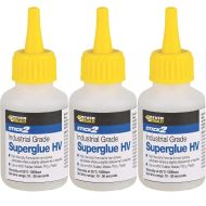 Everbuild Stick 2 Superglue High Viscosity 50g - Pack of 3