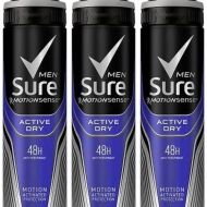 Sure Active Dry Deodorant 150ml - Pack of 3