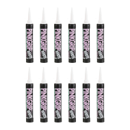 Everbuild Pinkgrip Solvent Free Grab Adhesive 380ml - Pack of 12