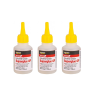 Everbuild Stick 2 Industrial Grade Superglue 50g - Pack of 3