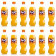 Fanta Soft Drink Orange Bottle 500ml - Pack of 12