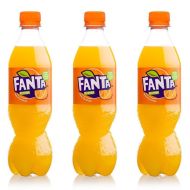 Fanta Soft Drink Orange Bottle 500ml - Pack of 3