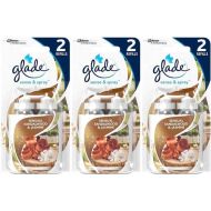Glade Sense & Spray Twin Pack Sensual Sandalwood & Jasmine Refills, 2 x 18ml - Pack of 3