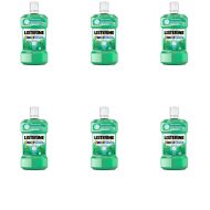 Listerine Smart Rinse For Kids 6+ Mouthwash Mild Mint 250ml - Pack of 6