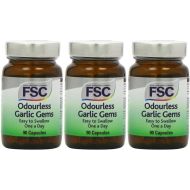 FSC One A Day Garlic Gems - Pack of 90 Capsules - Pack of 3