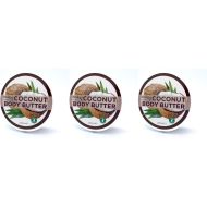 Derma V10 Coconut Body Butter 220ml  - Pack of 3