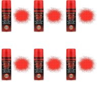 Paint Factory Fluorescent Neon Red Spray Paint 200ml - Pack of 6