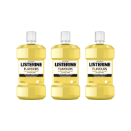 Listerine Lime & Mint Mouthwash 500ml - Pack of 3
