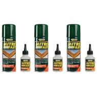 Everbuild Mitre Fast Instant Bonding Adhesive Kit 50 g Adhesive 200 ml Activator - Pack of 3
