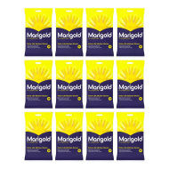 Marigold Kitchen Gloves Extra Life For A Brighter Clean Medium Size - Pack of 12