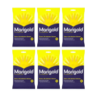 Marigold Kitchen Gloves Extra Life For A Brighter Clean Medium Size - Pack of 6