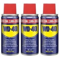 WD40 Lubricant Spray 80ml - Pack of 3