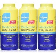 Medipure Medicated Body Powder 200g for itchy and irritated skin on white background
