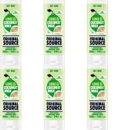 Original Source Lime and Coconut Shower Gel 250ml - Pack of 6