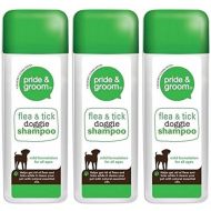 Pride & Groom Flea & Tick Dog Shampoo 300ML - Pack of 3