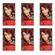 Revlon Colorsilk Beautiful Hair Color Deep Burgundy 34 - Pack of 6