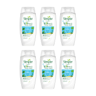 Simple Kids Hair And Body Wash Hypoallergenic 225ml - Pack of 6