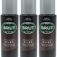 Brut Deodorant Musk for Men 200ml - Pack of 3