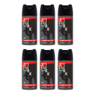 Tusk Red Deodorant Body Spray 150ml - Pack of 6