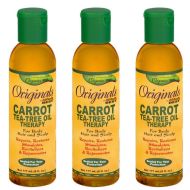Originals by Africa's Best Carrot Tea Tree Oil 177ML - Pack of 3