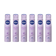 Nivea Anti-Perspirant Double Effect Deo 48Hr Protection 250ml - Pack of 6