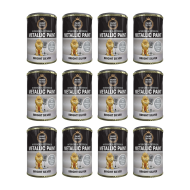 Paint Factory Metallic Paint Interior & Exterior Bright Silver 300ml - Pack of 12