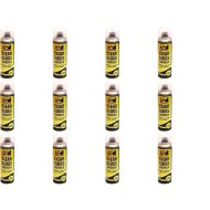 Paint Factory Clear Gloss Varnish Spray Can 250ml - Pack of 12