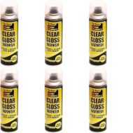 Paint Factory Clear Gloss Varnish Spray Can 250ml - Pack of 6