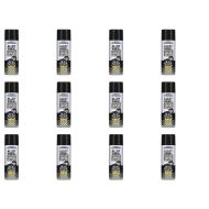 Car Pride High-Grade Car Alloy Wheel Matt Black Aerosol Spray Paint 400ml - Pack of 12