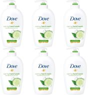 Dove Cucumber and Green Tea Caring Hand Wash 250ml - Pack of 6